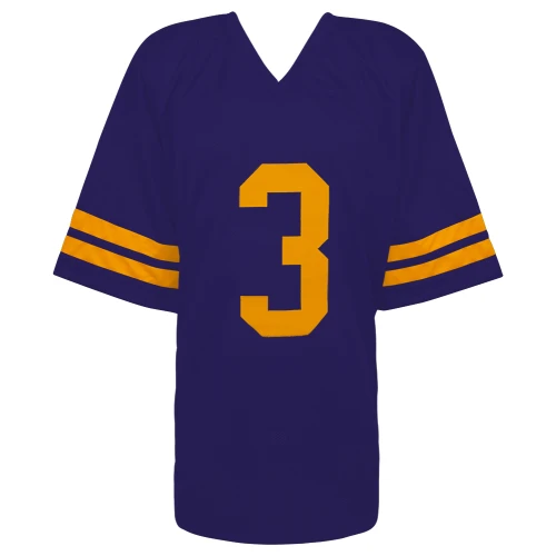 Jordan Addison Signed Purple Color Rush Custom Football Jersey - (Beckett) - Image 3