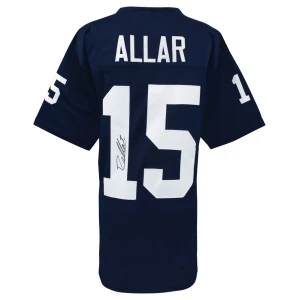 Drew Allar Signed Navy Custom College Football Jersey