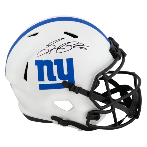 Saquon Barkley Signed New York Giants LUNAR Eclipse Riddell Full Size Speed Replica Helmet - (Fanatics)