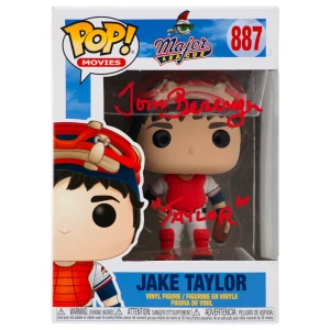 Tom Berenger Signed Major League Jake Taylor Funko Pop Doll #887 w/Taylor