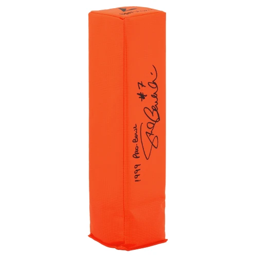 Steve Beuerlein Signed BSN Orange Endzone Football Pylon w/99 Pro Bowl