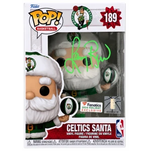 Larry Bird Signed Boston Celtics SANTA Funko Pop #189