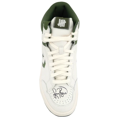 Larry Bird Signed Converse X Undefeated Weapons White & Green Men's Basketball Shoe - Size 8.5 (Right Foot)
