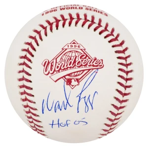 Wade Boggs Signed Rawlings 1996 World Series (New York Yankees) Baseball w/HOF'05