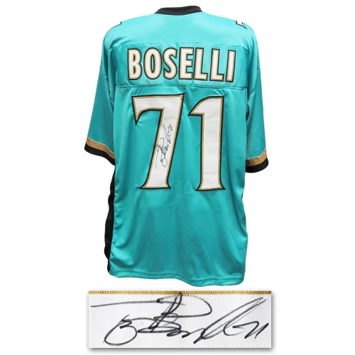 Tony Boselli Signed Teal Custom Jersey