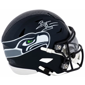 Brian Bosworth Signed Seattle Seahawks Riddell Mid-Size (MIDI) SpeedFlex Helmet