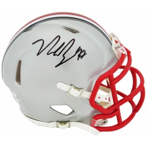 Nick Bosa Signed Ohio State Buckeyes FLASH Riddell Speed Mini Helmet (Beckett)