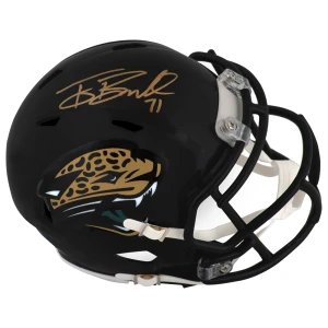 Tony Boselli Signed Jacksonville Jaguars (1995-2012 Style) Riddell Speed Mini Helmet