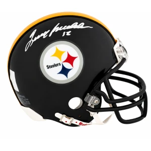 Terry Bradshaw Signed Pittsburgh Steelers Riddell (VSR4) Mini Helmet