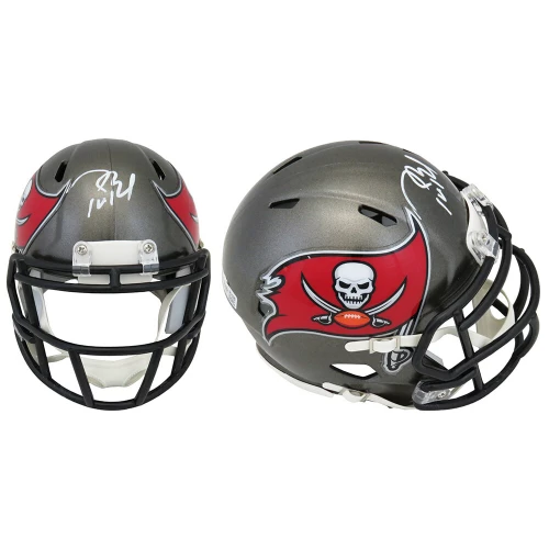 Tom Brady Signed Tampa Bay Buccaneers Riddell Speed Mini Helmet (Fanatics)