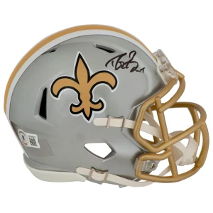 Drew Brees Signed New Orleans Saints FLASH Riddell Speed Mini Helmet - (Beckett)