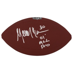Mike Brown Signed Wilson Limited Full Size NFL Football w/01 All Pro