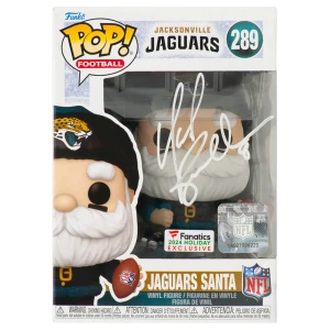 Mark Brunell Signed Jacksonville Jaguars SANTA Funko Pop Doll #289