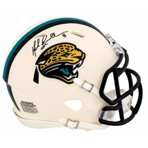 Mark Brunell Signed Jacksonville Jaguars RETRO Riddell Speed Mini Helmet