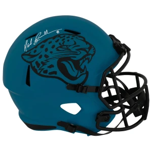 Mark Brunell Signed Jacksonville Jaguars RAVE Riddell Full Size Speed Replica Helmet