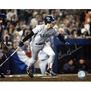 Bill Buckner Signed Boston Red Sox World Series Batting 8x10 Photo