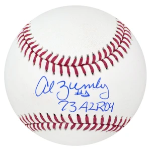 Al Bumbry Signed Rawlings MLB Baseball w/1973 AL ROY