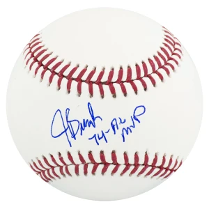 Jeff Burroughs Signed Rawlings MLB Baseball w/74 AL MVP