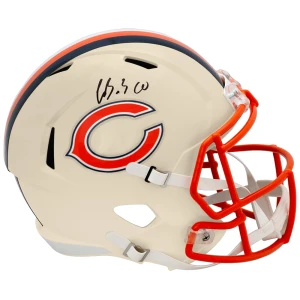 Luther Burden III Signed Chicago Bears RETRO Riddell Full Size Speed Replica Helmet