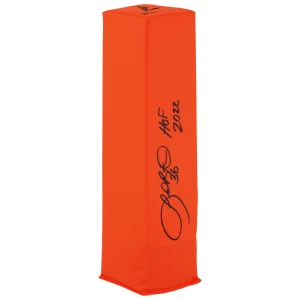 LeRoy Butler Signed BSN Orange Football Endzone Pylon w/HOF 2022