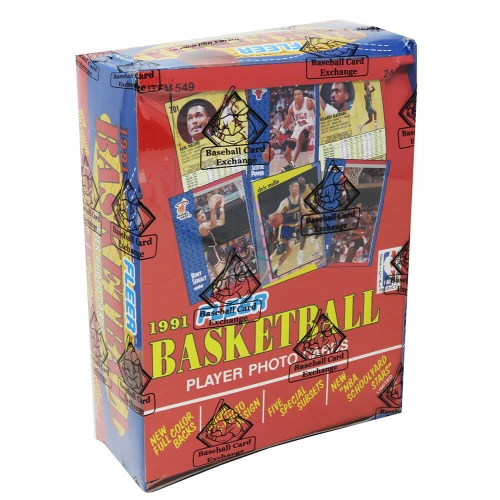 1991-92 Fleer Basketball Unopened Rack Box BBCE Wrapped From A Sealed Case (FASC) - 24 Packs