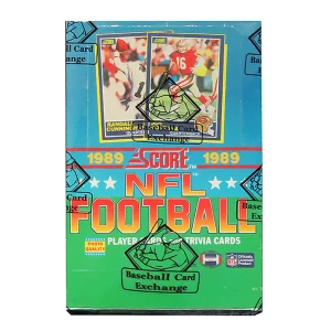 1989 Score Football Unopened Wax Box BBCE Sealed Wrapped - 36 Packs