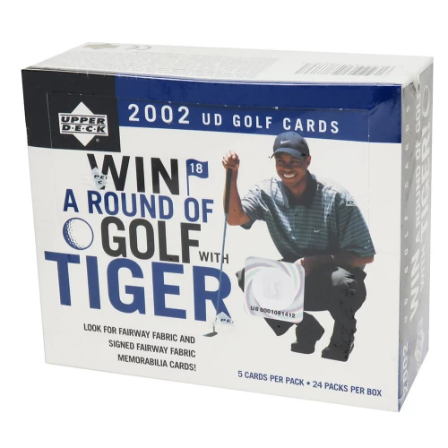 2002 Upper Deck Golf Green Grass Edition Factory Sealed Box 24 Packs - (Mickelson RC??)