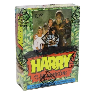 1987 Harry & The Hendersons Topps Unopened Wax Box BBCE Sealed Wrapped - 36 Packs