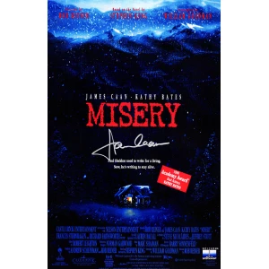 James Caan Signed "Misery" 11x17 Movie Poster