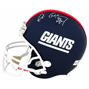 Chris Calloway Signed New York Giants Throwback Riddell (VSR4) Mini Helmet