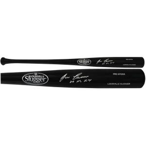Jose Canseco Signed Louisville Slugger Pro Stock Black Baseball Bat w/86 AL ROY