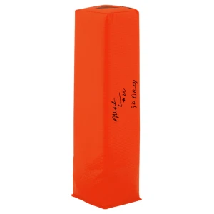 Mark Carrier Signed BSN Orange Endzone Football Pylon w/90 DROY