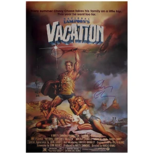 Chevy Chase Signed Caddyshack 27x40 Full Size Movie Poster