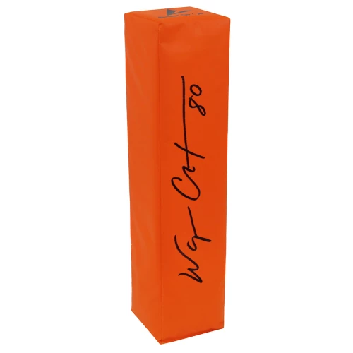 Wayne Chrebet Signed BSN Orange Football Endzone Pylon