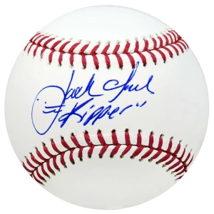 Jack Clark Signed Rawlings Official MLB Baseball w/Ripper