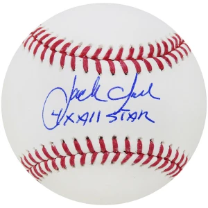 Jack Clark Signed Rawlings Official MLB Baseball w/4x All Star