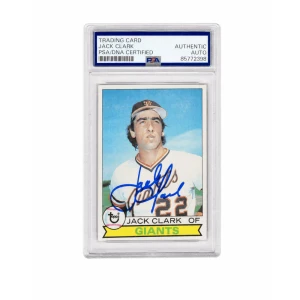 Jack Clark Signed San Francisco Giants 1979 Topps Baseball Trading Card #512 - (PSA Encapsulated)