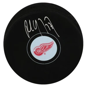 Paul Coffey Signed Detroit Red Wings Logo Hockey Puck