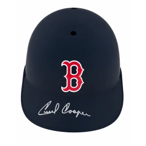 Cecil Cooper Signed Boston Red Sox Souvenir Replica Batting Helmet
