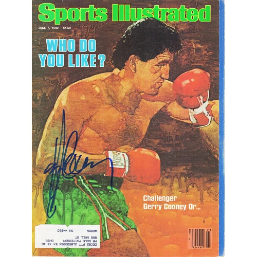 Gerry Cooney Signed Sports Illustrated June 7, 1982 Original Magazine