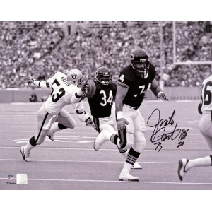Jim Covert Signed Chicago Bears B&W Action 16x20 Photo w/HOF'20