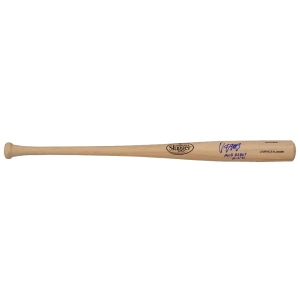 Oneil Cruz Signed Louisville Slugger Pro Stock Blonde Baseball Bat w/MLB Debut 10-2-21 - (Beckett)