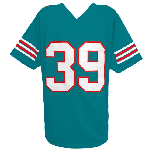 Larry Csonka Signed Teal Custom Football Jersey - Image 3