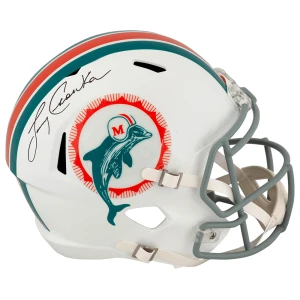 Larry Csonka Signed Miami Dolphins 1972 Style T/B Riddell Full Size Speed Replica Helmet
