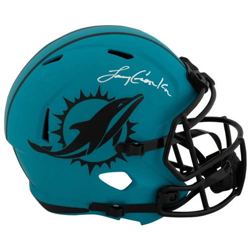 Larry Csonka Signed Miami Dolphins RAVE Riddell Full Size Speed Replica Helmet