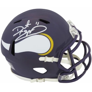 Daunte Culpepper Signed Minnesota Vikings Throwback Riddell Speed Mini Helmet