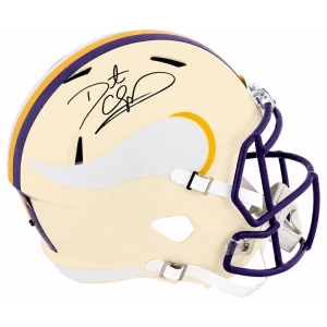 Daunte Culpepper Signed Minnesota Vikings RETRO Riddell Full Size Speed Replica Helmet