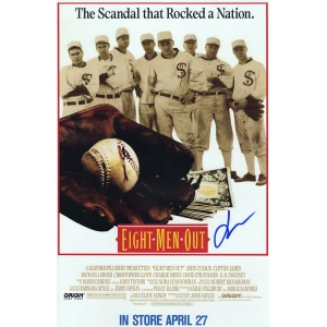John Cusack Signed Eight Men Out (White Background) 11x17 Movie Poster
