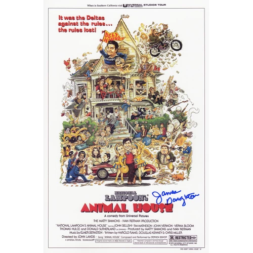 James Daughton Signed Animal House 11x17 Movie Poster