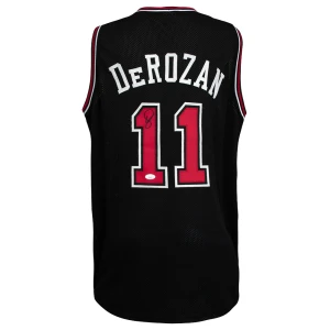 DeMar DeRozan Signed Black Custom Basketball Jersey - (JSA)